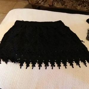 Black Lace skorts